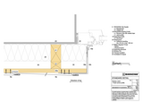 Window jamb, flush corner profile