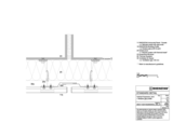 Vertical / expansion joint with shadow gap profile