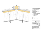 Double roof ridge, Linitherm, timber batten, flattened seams